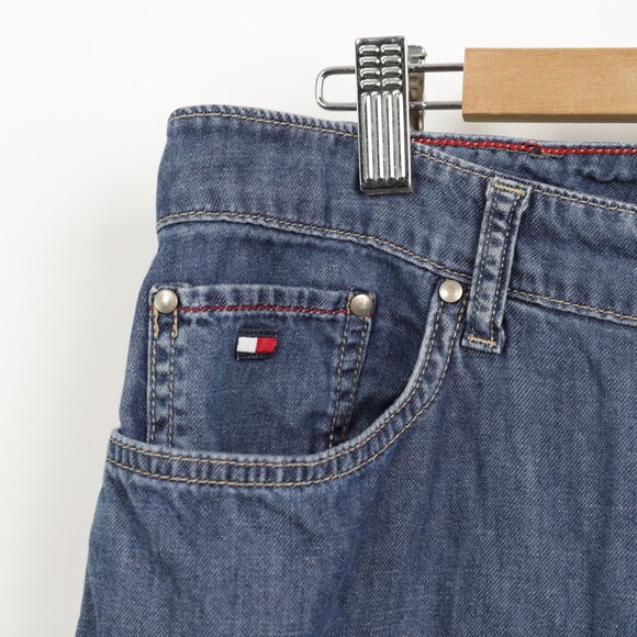 Tommy Hilfiger High Rise wide leg Jeans size 12 - Picture 5 of 9